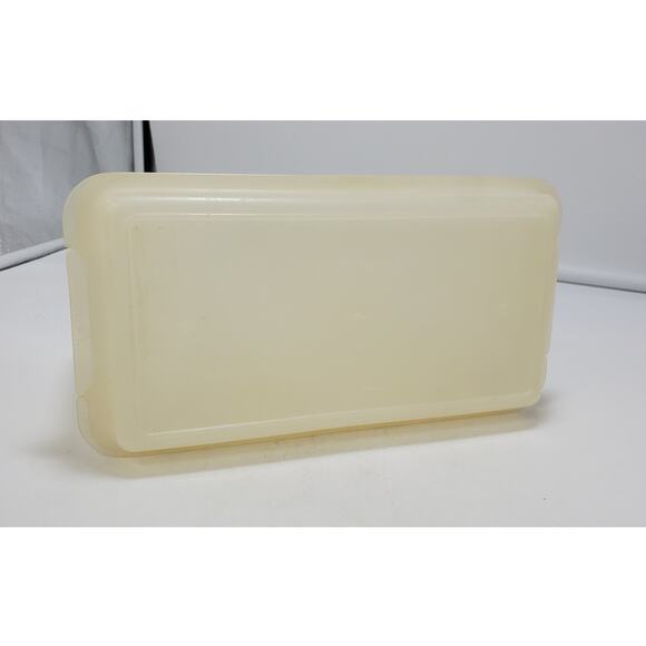 Vintage Sheer Tupperware Bread Loaf Keeper Storage Container #171 w/ #172 Lid - Picture 6 of 8